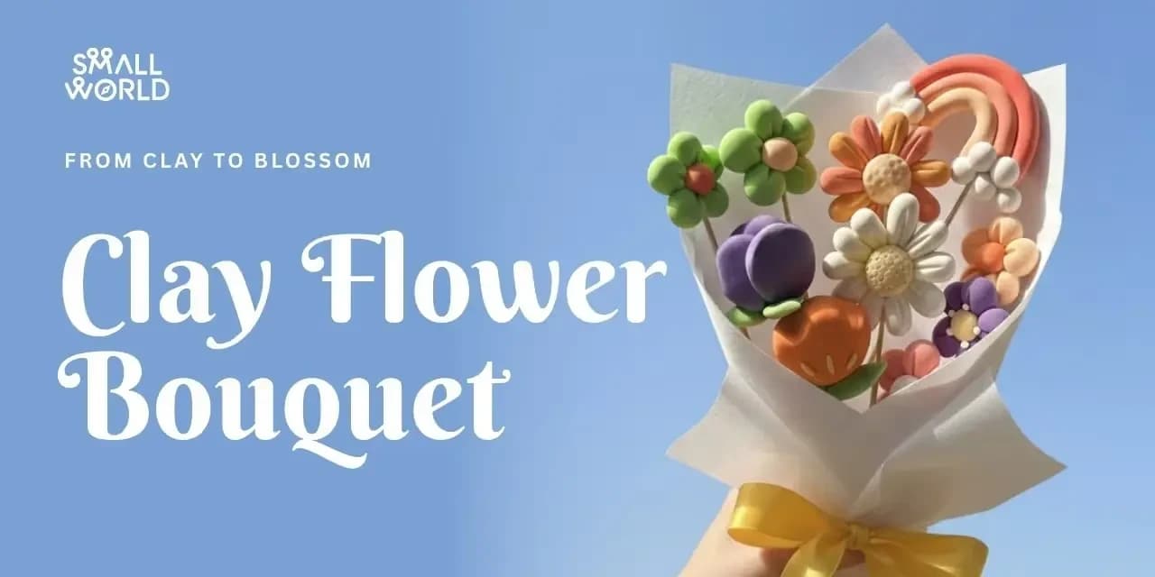 Clay Flower Bouquet Roxie | Slide 1