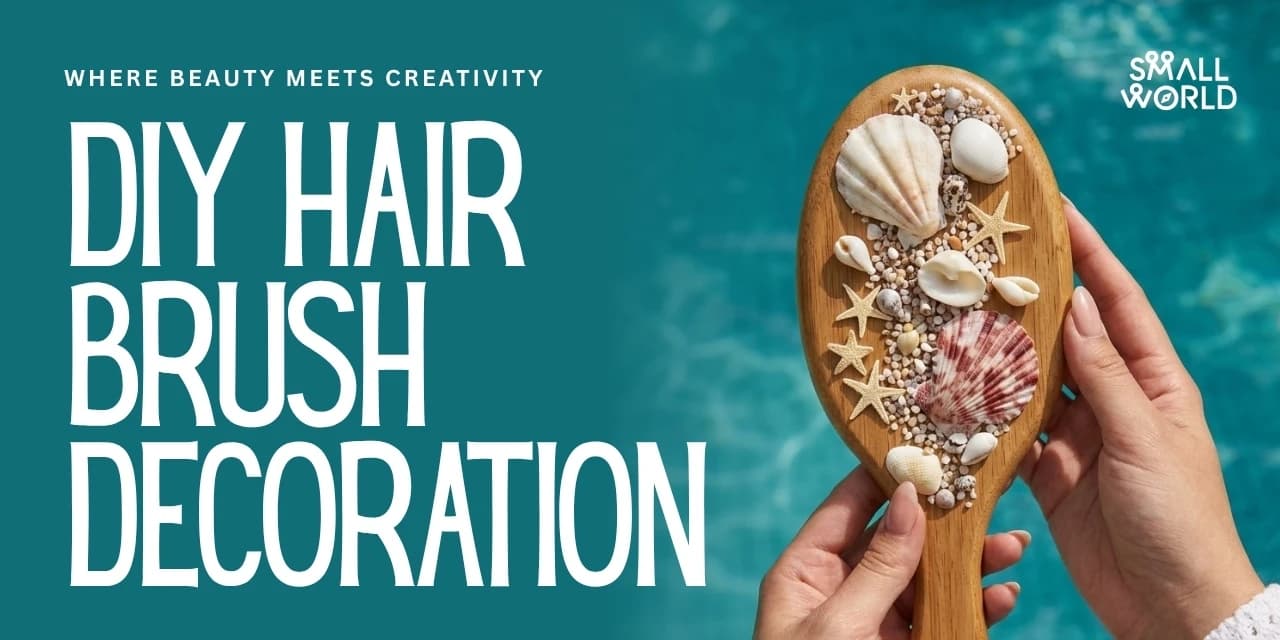 DIY Hair Brush Decoration | Slide 1