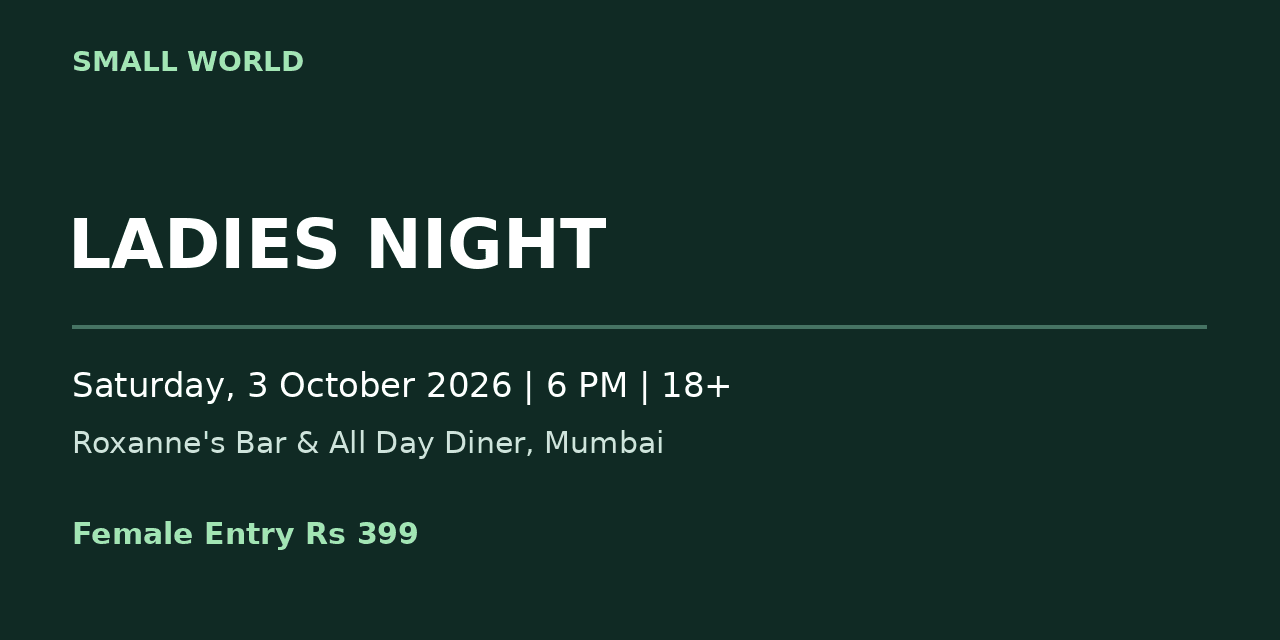 Ladies Night | Slide 1