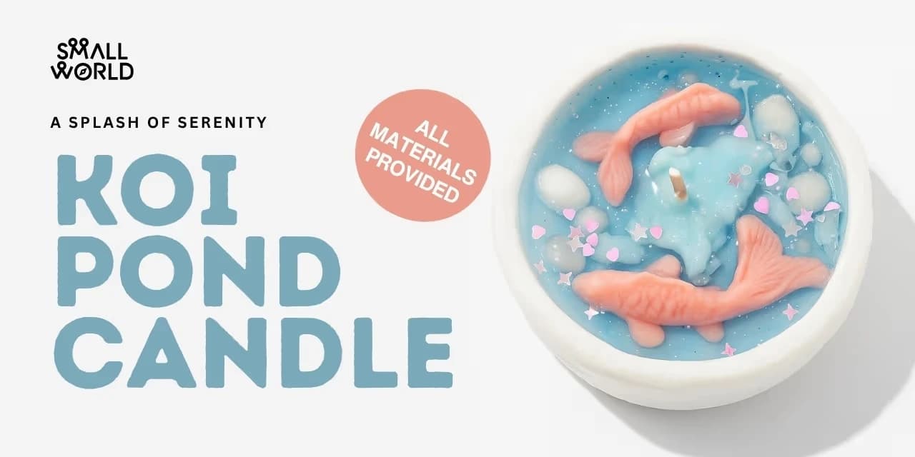 Koi Pond Candle | Slide 1