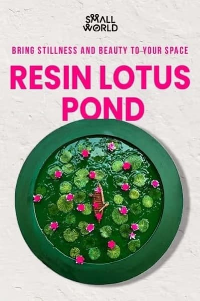 Resin Lotus Pond | Slide 1