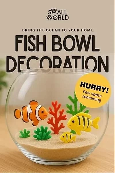 Fish Bowl Decoration | Slide 1