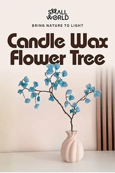 Candle Wax Flower Tree | Slide 1