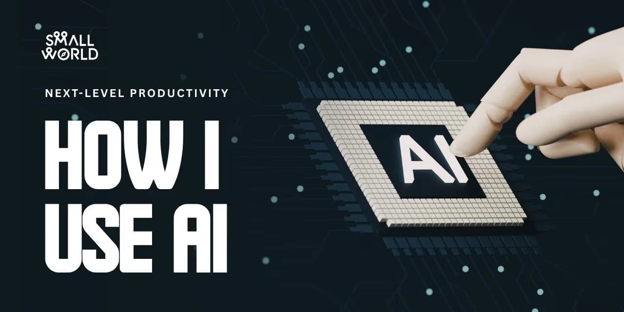 How I Use AI | Slide 1