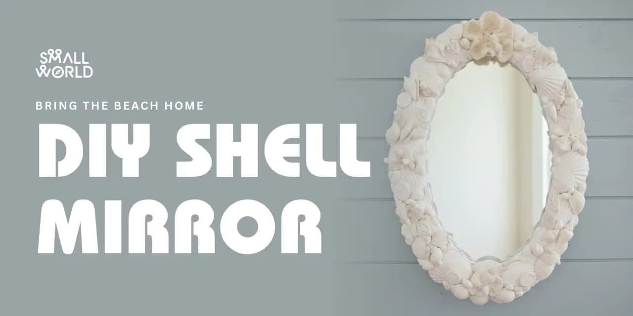DIY Shell Mirror | Slide 1