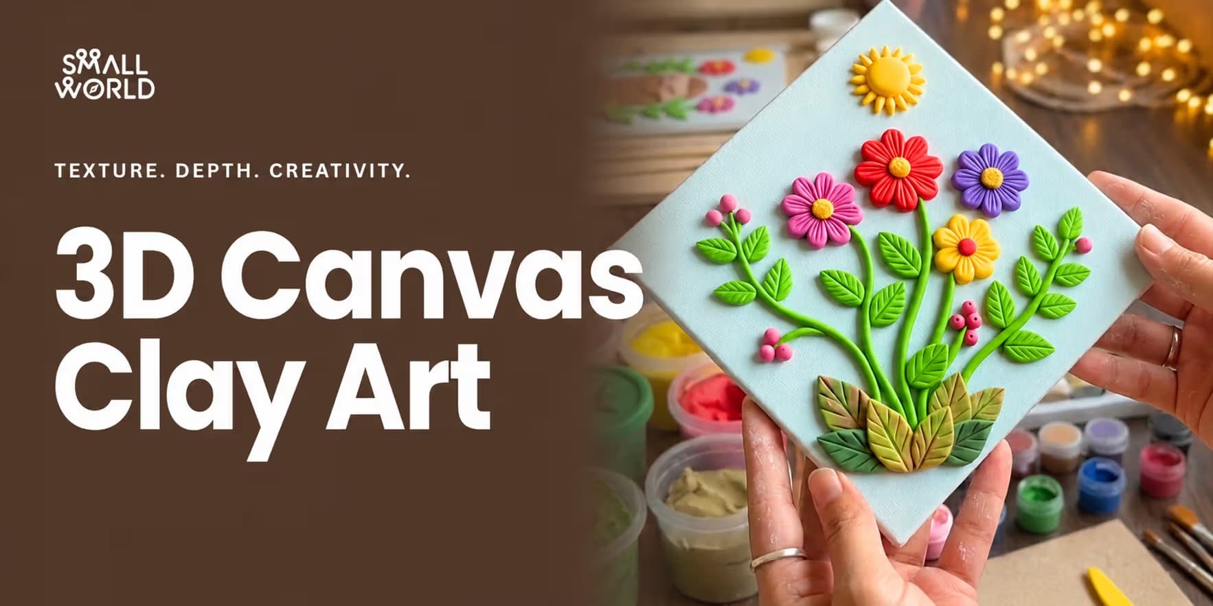 3D Canvas Clay Art | Slide 1