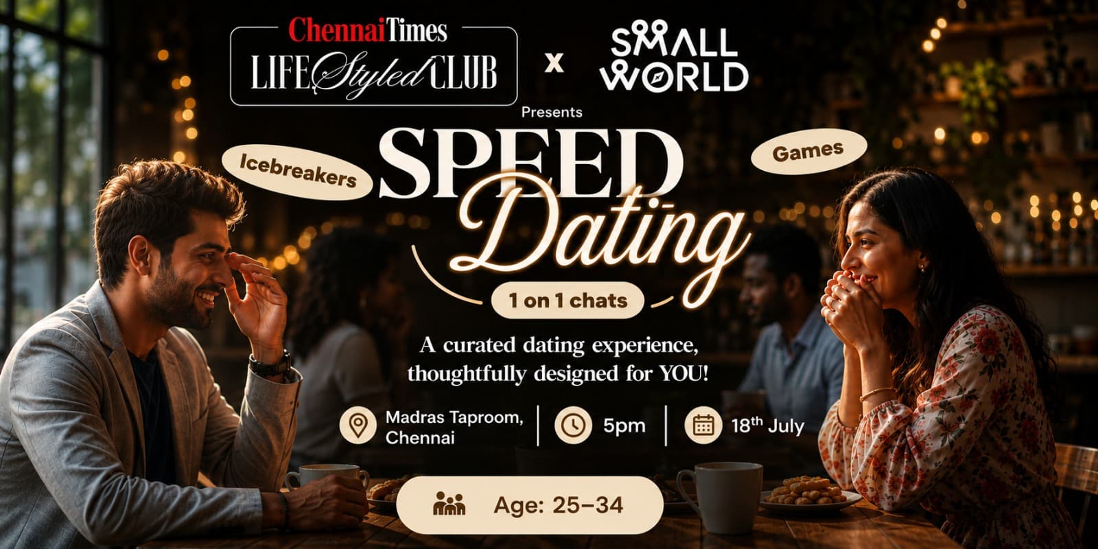 Speed Dating @ Madras Taproom | Slide 1